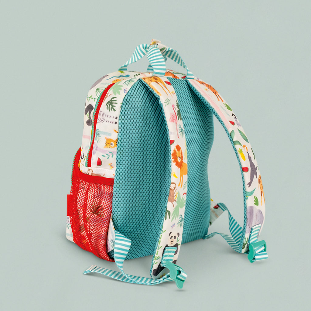 Floss & Rock Jungle Print Backpack for School, Travel & Outdoor Adventures - Stylish & Durable Kids & Teens Backpack