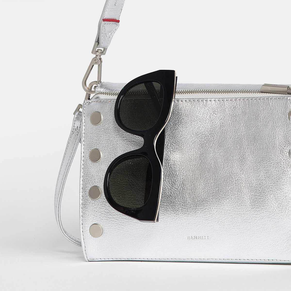 Montana Clutch - Sidewalk Silver/Brushed Silver Small Crossbody Bag for Women | Fashionable Everyday Purse for Work, Travel & Date Night