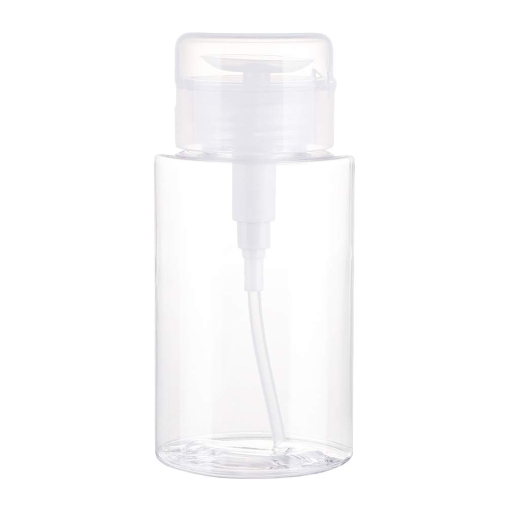 3Pcs Empty Press Pump Dispenser Bottles with Lockable Flip Top Cap - Refillable Cosmetic & Lotion Containers for Travel, Bathroom, Salon & Home Organization