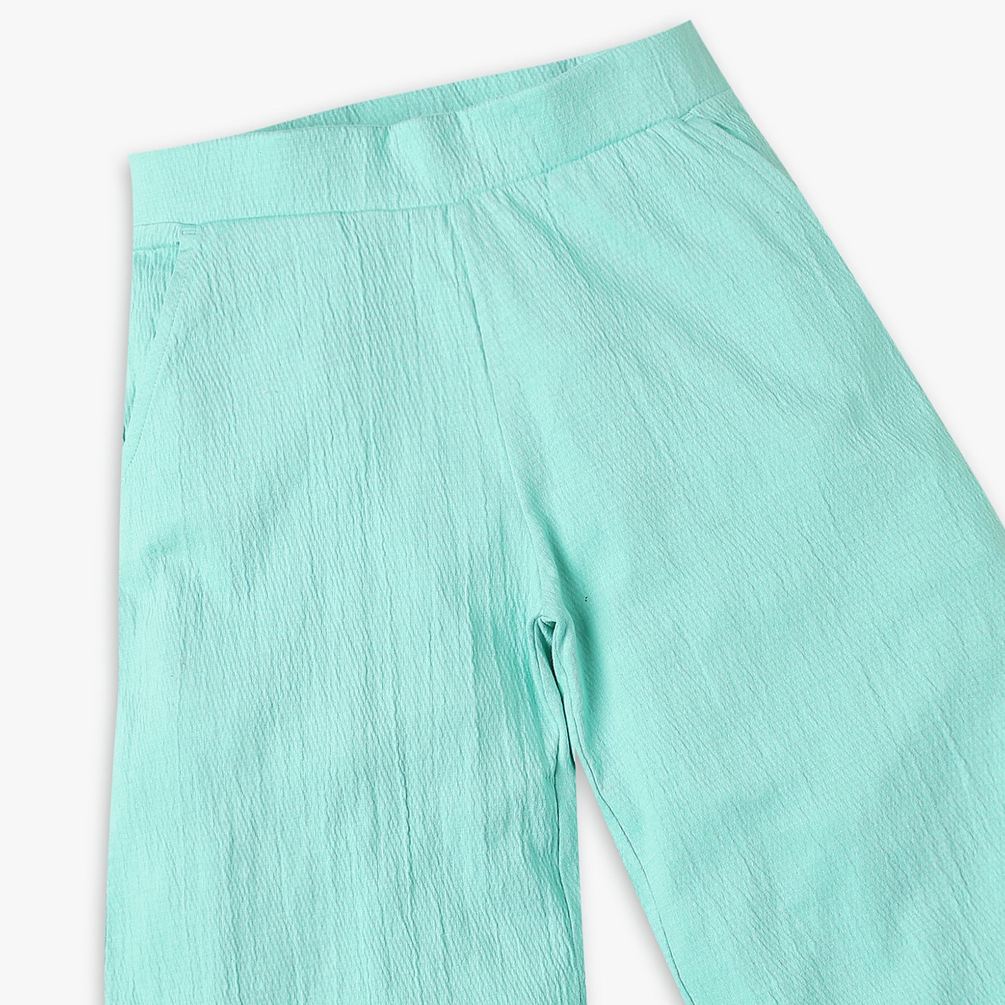 Girls Regular Fit Solid Mid Rise Culottes - Comfortable Casual Pants for School, Play & Everyday Wear