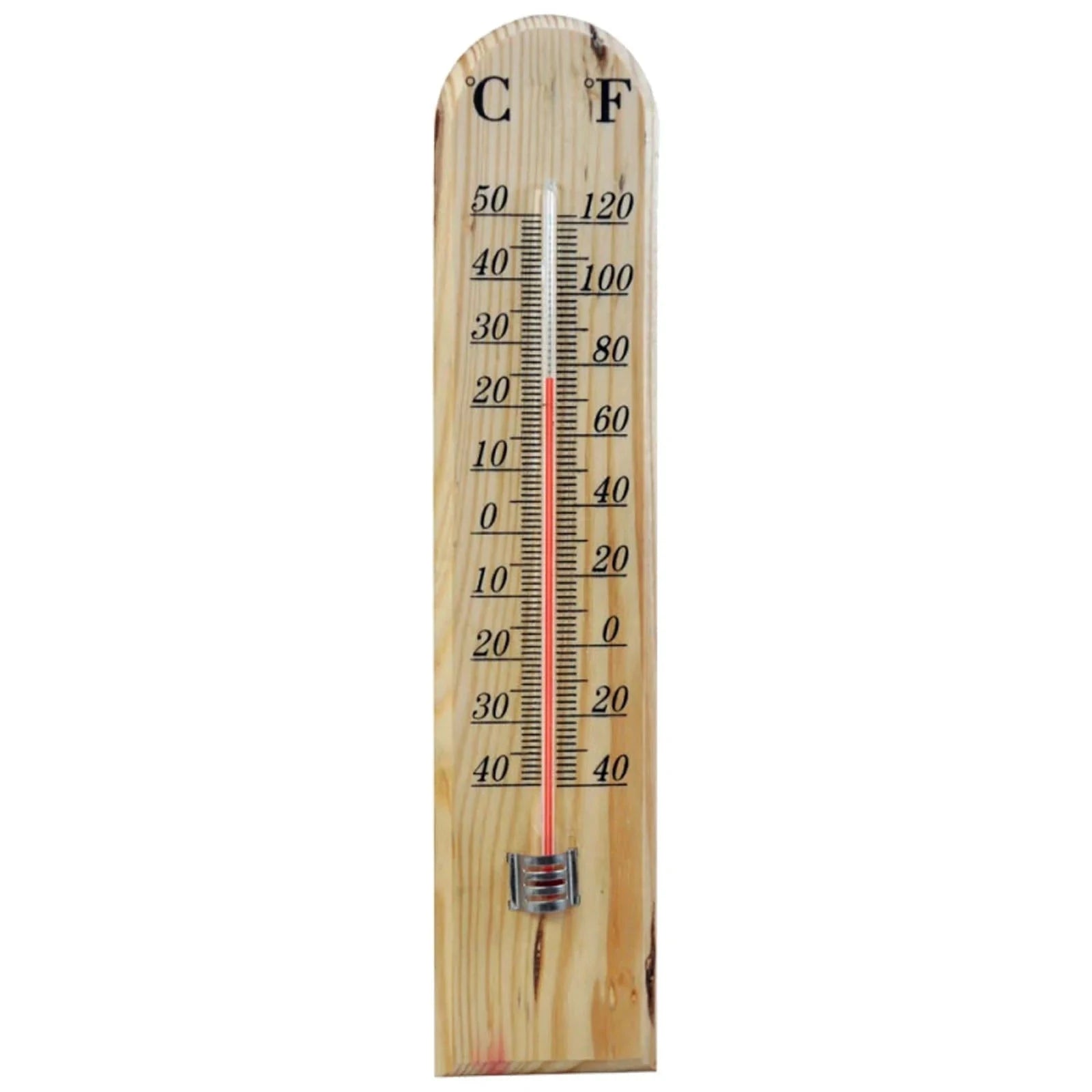 Premium Wooden Thermometer for Home & Office - Accurate Indoor/Outdoor Temperature & Humidity Monitor - Perfect for Living Room, Kitchen, Garden & Greenhouse