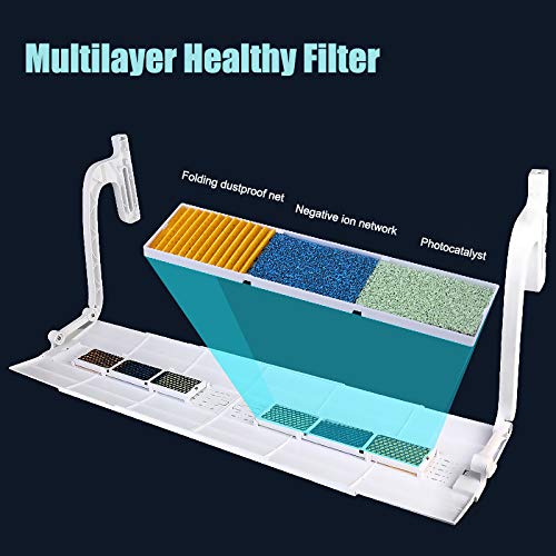 Adjustable Telescopic Air Conditioner Wind Deflector - Retractable Anti-Direct Blow Shield for AC Units | Perfect for Bedrooms, Offices & Homes to Redirect Cold Air Flow