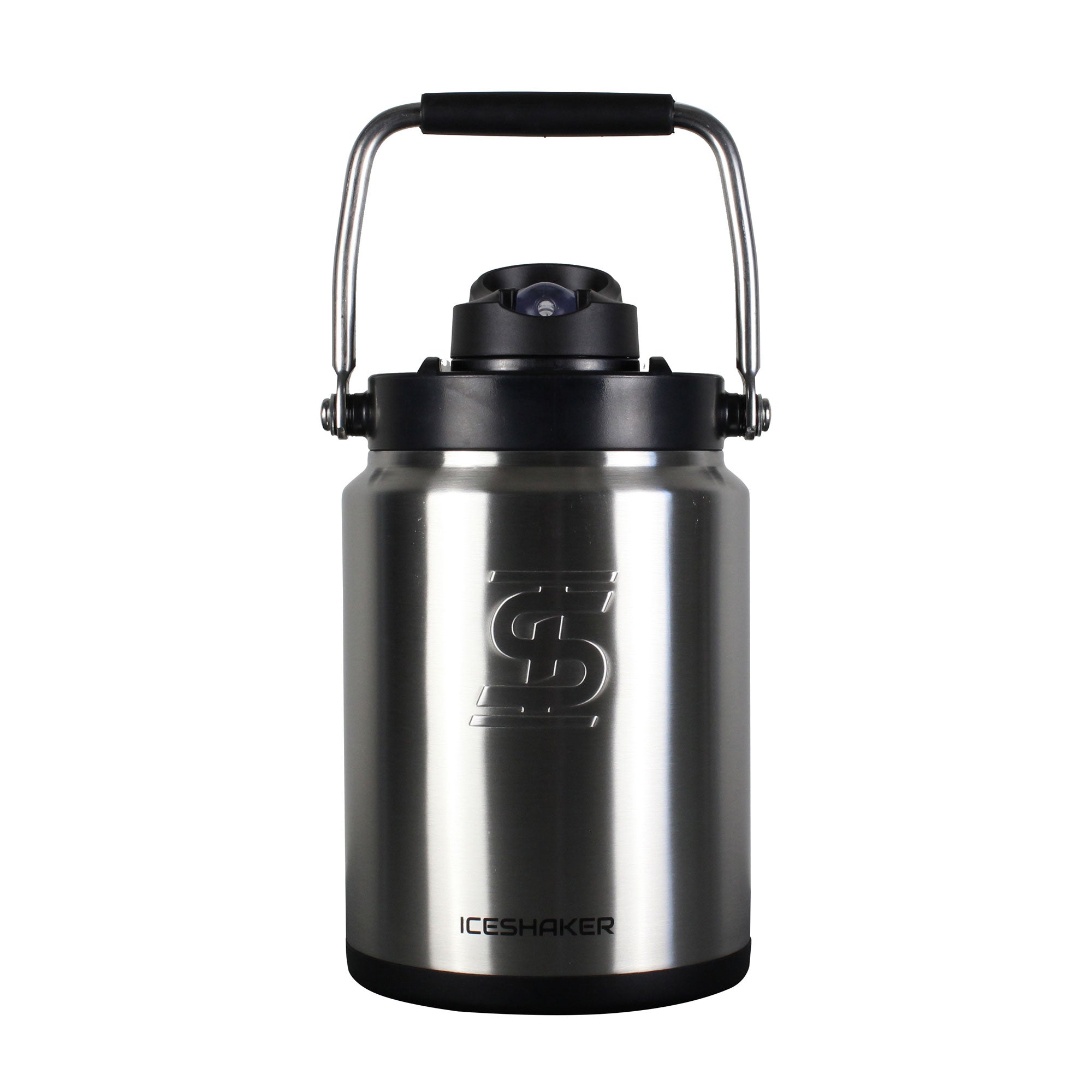 Stainless Steel Half Gallon Jug with Non-Slip Silicone Base - Perfect for Water, Juice & Iced Tea Storage at Home, Office or Camping