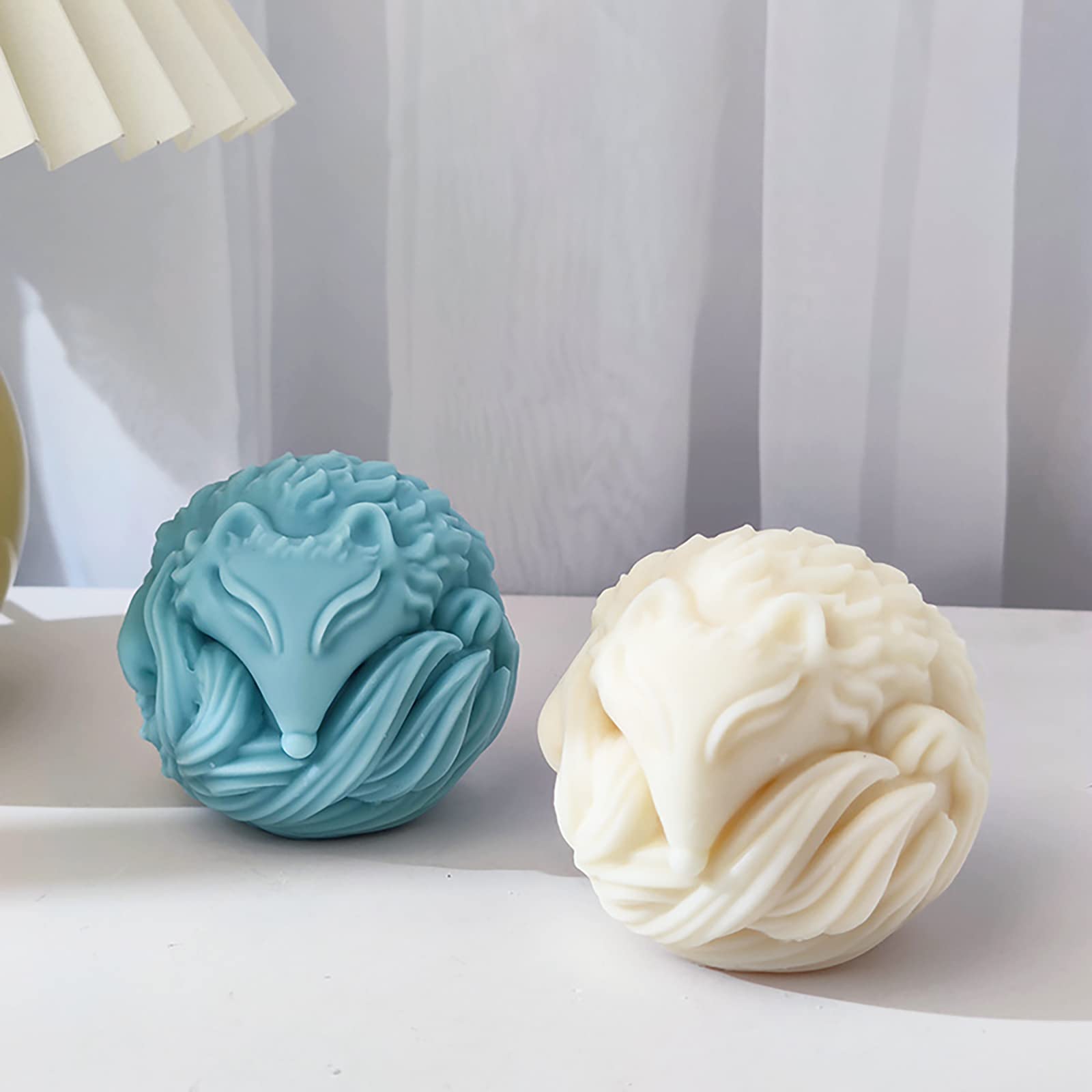 Fox Resin & Silicone Animal Molds - 3D Fox & Candle Molds for Soap & Candle Making - DIY Craft, Home Decor, Gift Making, Bath & Wax Creations