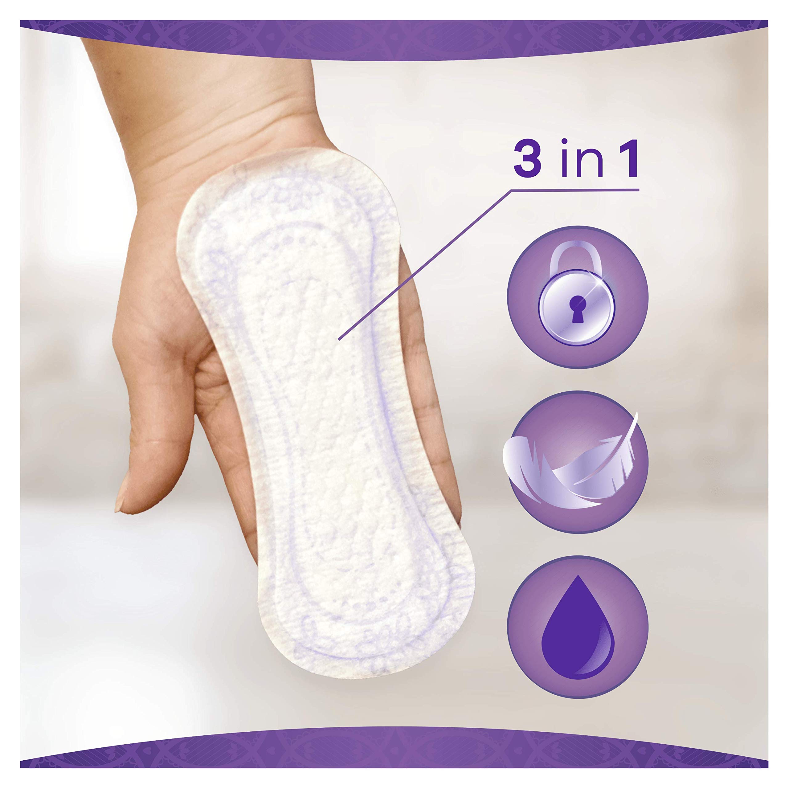 Always Dailies Fresh Protect Normal Daily Liners, White, 30 Count - Ultra-Thin Panty Liners for Light Protection & Freshness All Day | Perfect for Daily Use, Travel & Active Lifestyle
