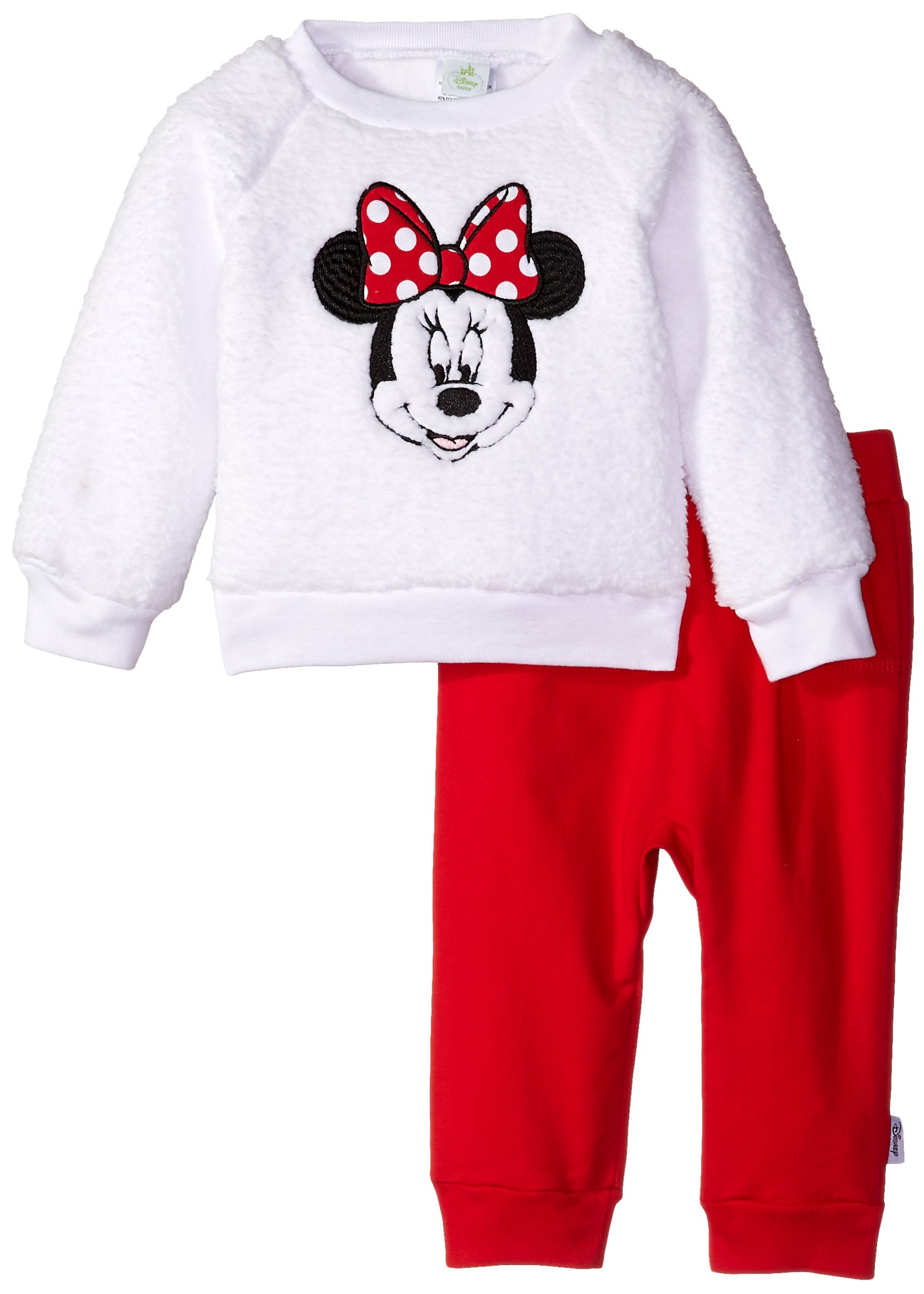 Minnie Mouse Plush Pant Set for Baby Girls - Disney Gift for Toddlers