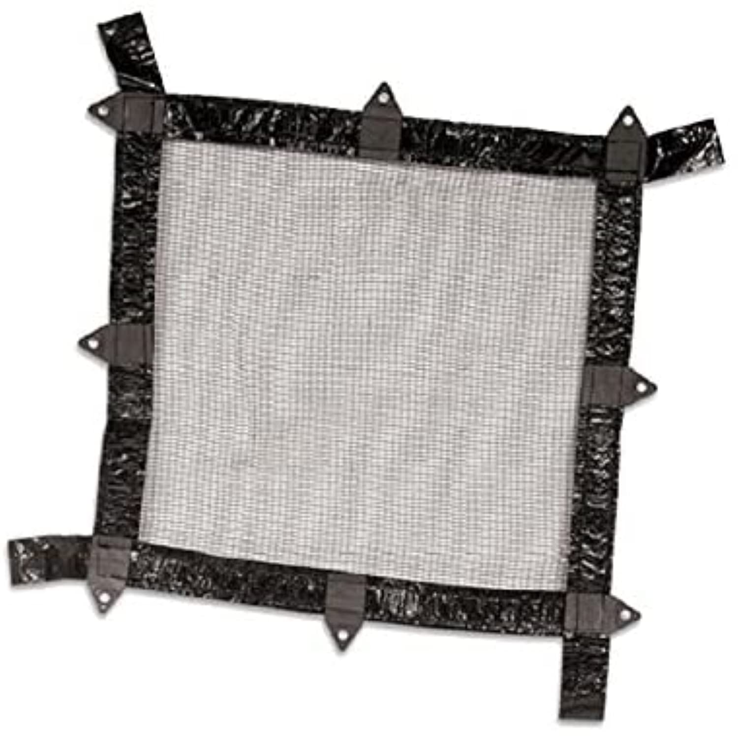 Heavy Duty Winter Leaf Net Pool Cover for 28 FT Round Above Ground Swimming Pools | 31 FT Netting Size | Black | Winch & Cable Included | SWIMLINE HYDROTOOLS CO928 | Perfect for Fall & Winter Pool Protection