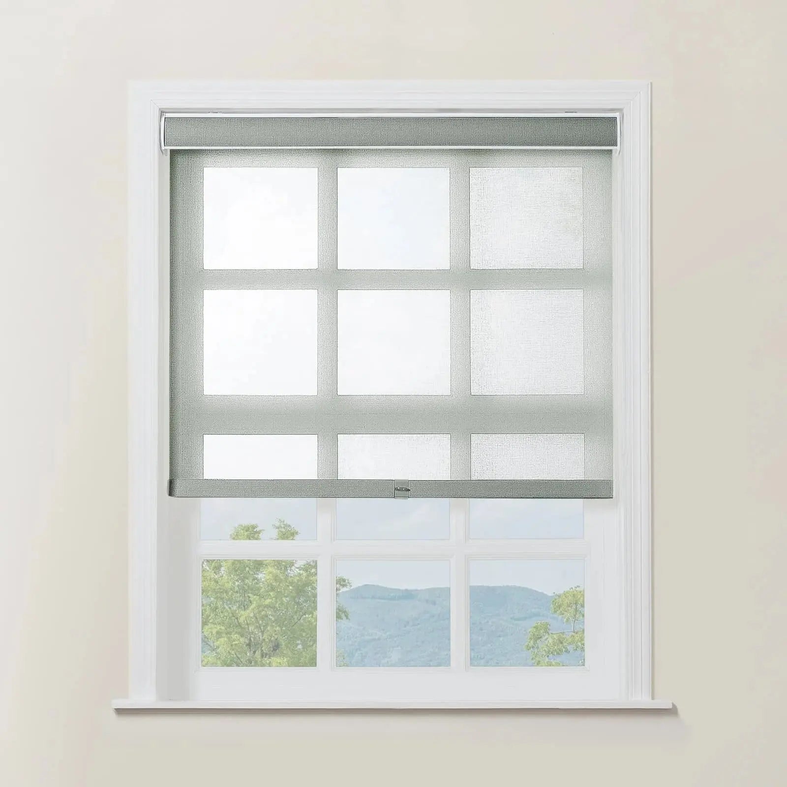 Alvin Boutique Blackout Cordless Roller Shades - Light Blocking Window Coverings for Bedroom, Nursery & Home Office