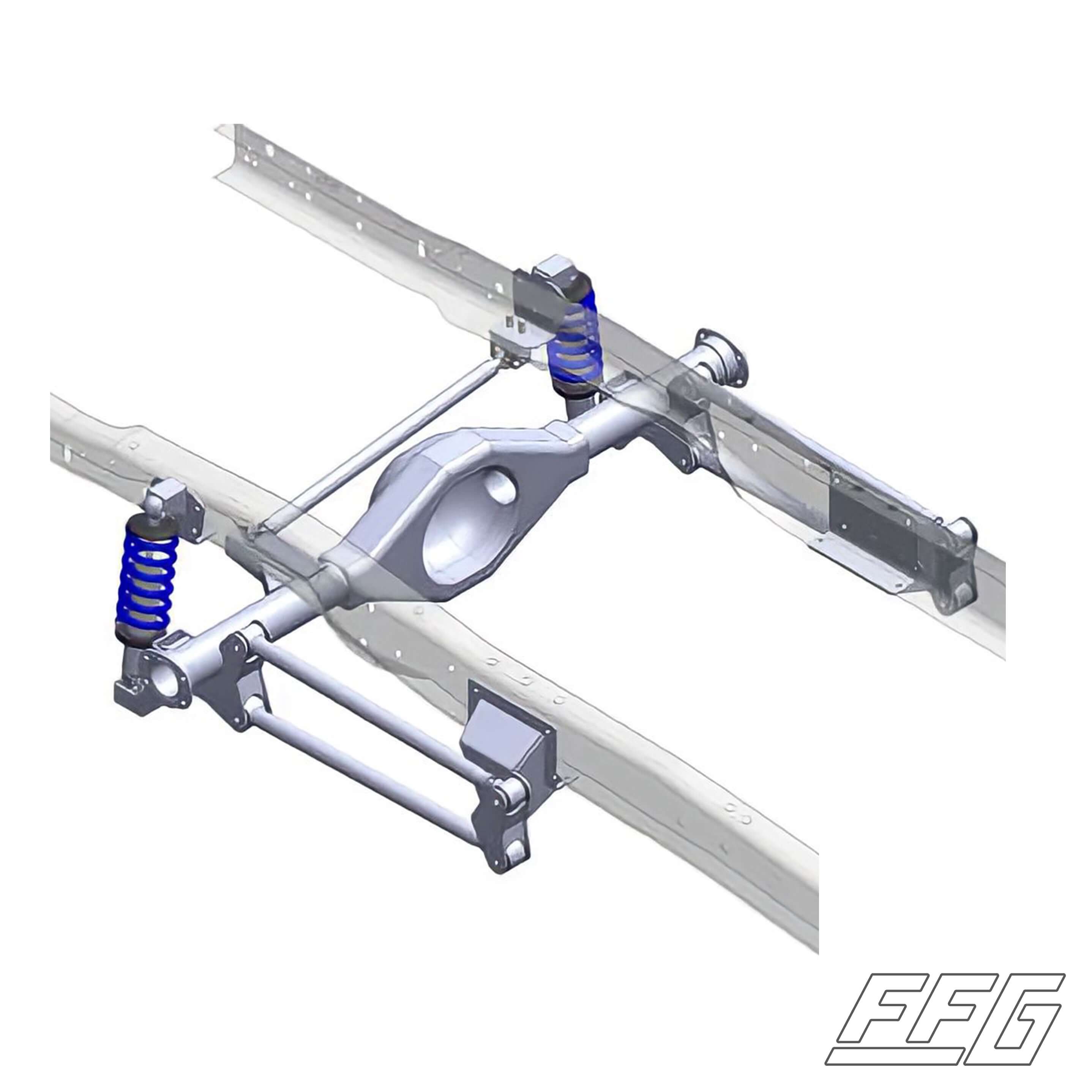 1967-1972 Ford F100/F150 4 Link Suspension Kit by FFG x PBFab – Upgrade for Off-Roading & Performance Driving
