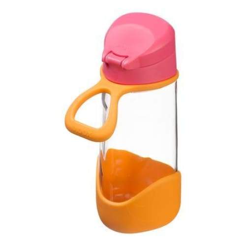 Bbox Kids Sport Water Bottle with Spout - 450ml Leak-Proof Strawberry Shake Design for School, Outdoor Activities & Sports | BPA-Free & Easy Carry