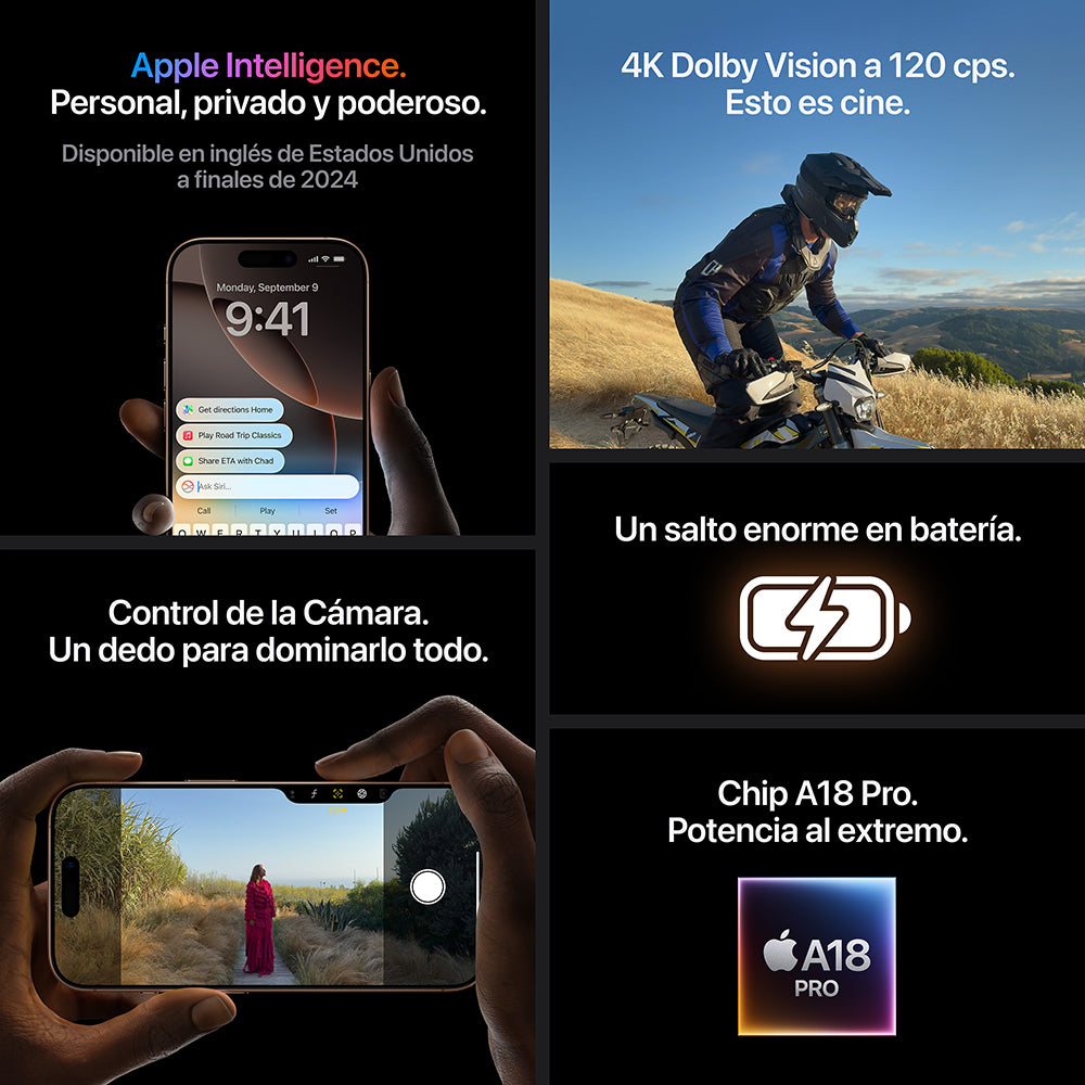 iPhone 16 Pro Max 512GB Titanium White - Premium Smartphone with Advanced Camera & Long Battery Life for Travel, Photography & Business Professionals