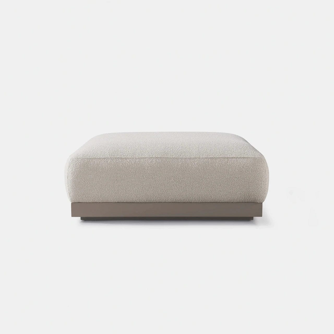 Amalfi Outdoor Ottoman - Waterproof & Weather-Resistant Patio Furniture with Storage - Perfect for Garden, Deck, Poolside, and Backyard Relaxation
