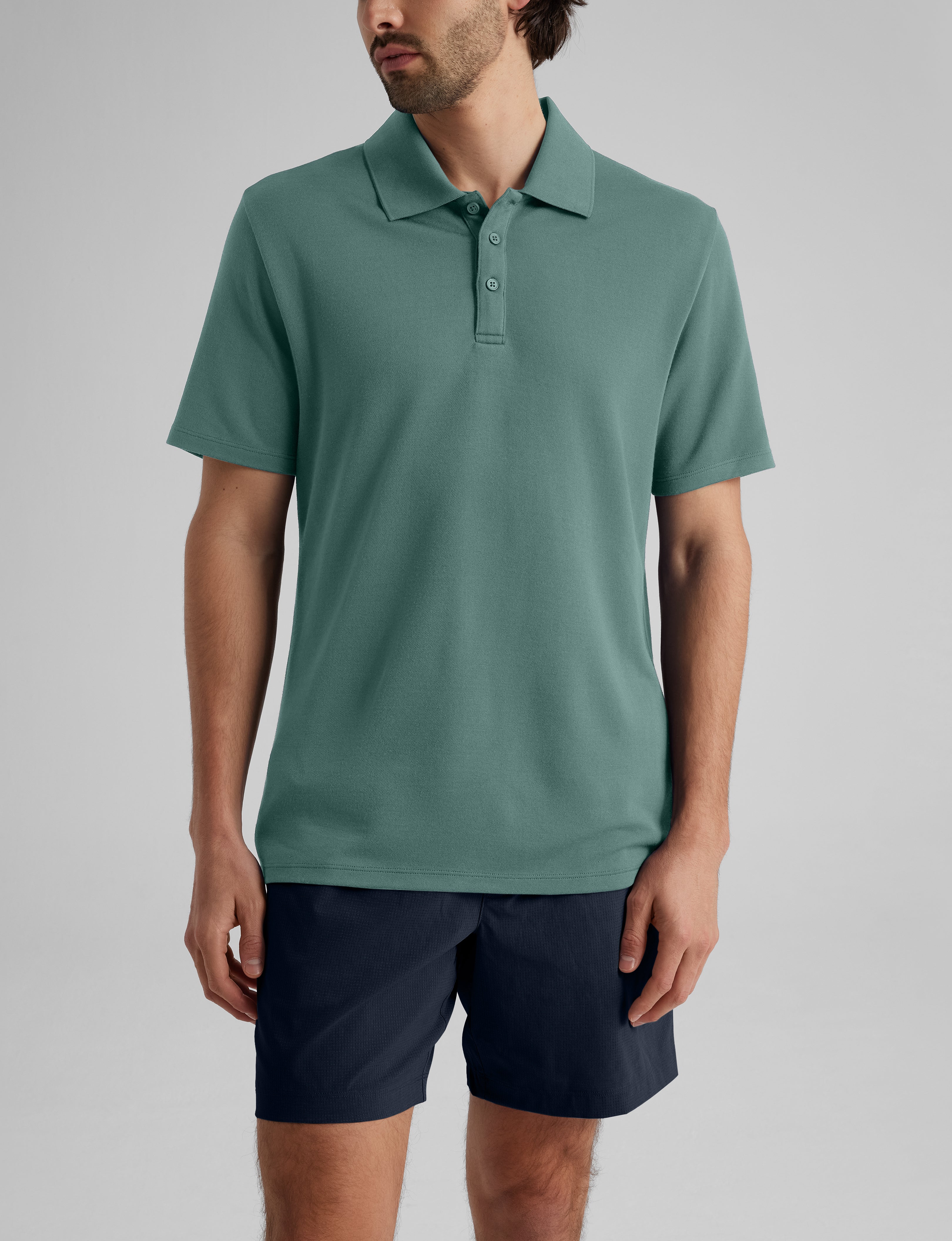 Premium Pique Polo Shirt for Men - Comfortable & Breathable Cotton Golf Shirt - Perfect for Casual Wear, Business Casual & Outdoor Activities