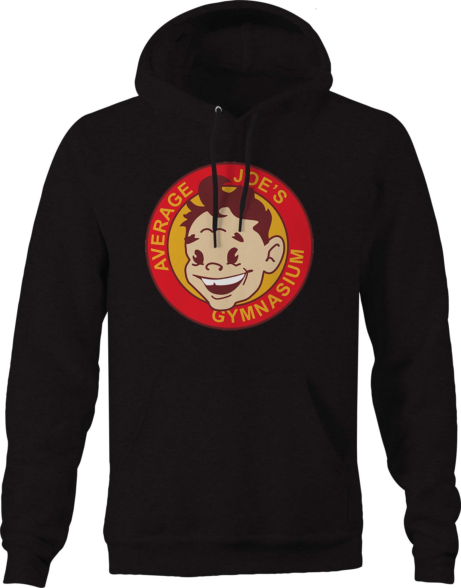 Average Joes Gym Shirt Hoodies for Men - Black Athletic Pullover Hoodie for Workouts, Running & Casual Wear