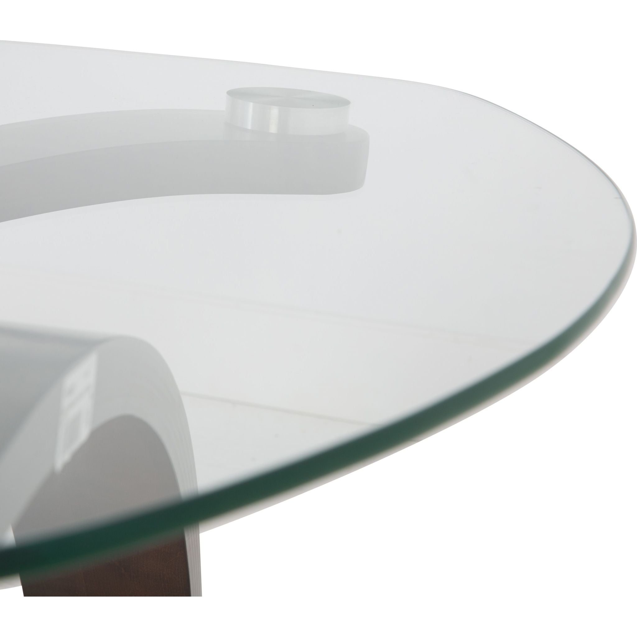 Allure Modern Coffee Table in Hazelnut Finish - Stylish Living Room Centerpiece for Home Decor