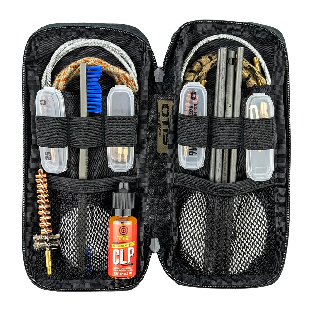 Otis Technology Defender Series Gun Cleaning Kit for Rifle & Pistol - Choose Your Caliber | Perfect for Hunting, Range Shooting & Firearm Maintenance