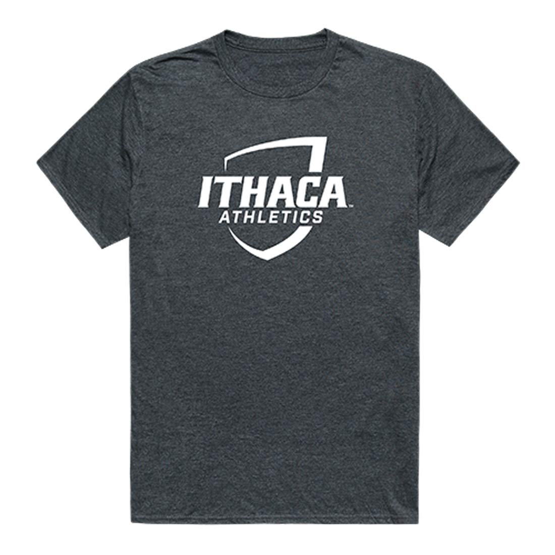 Ithaca College Bombers NCAA Vintage Cinder College T-Shirt - Heather Charcoal, X-Large | Comfortable Fan Apparel for Game Day & Campus Wear
