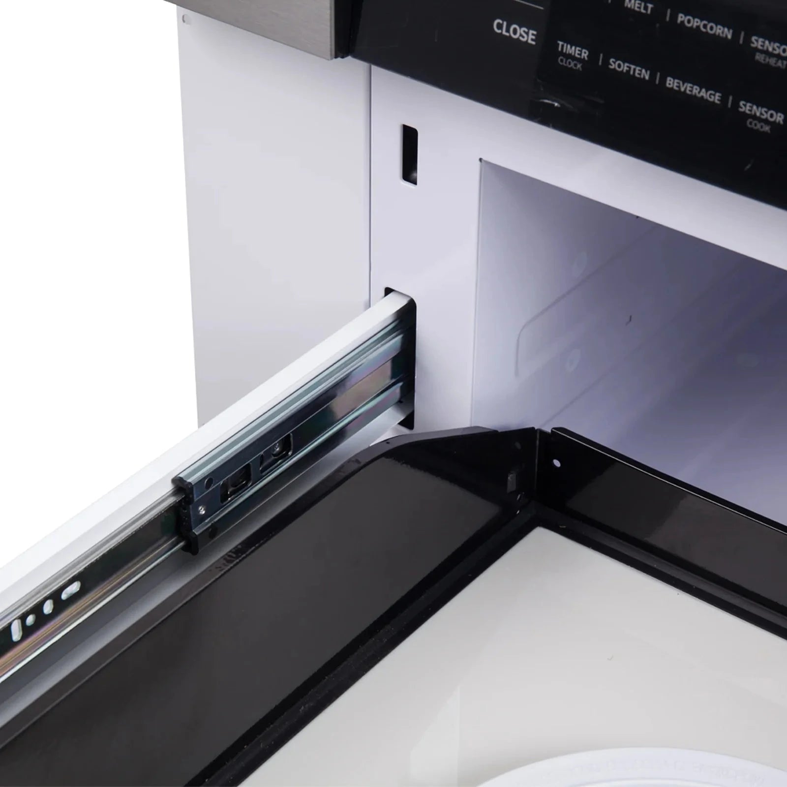 Forno 30 Inch Stainless Steel Built-In Microwave Drawer - FMWDR3000 | Space-Saving Under Counter Installation for Modern Kitchens & RVs