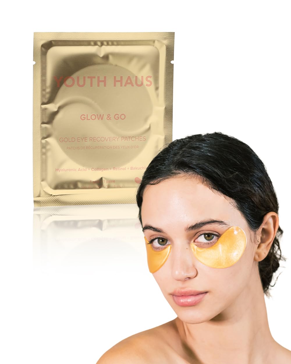 Skin Gym Youth Haus Eye Mask - Soothing & Anti-Aging Under Eye Patches for Puffy Eyes, Dark Circles, Wrinkles & Stress Relief | Skincare Treatment for Fatigue, Morning Routine & Travel Essentials