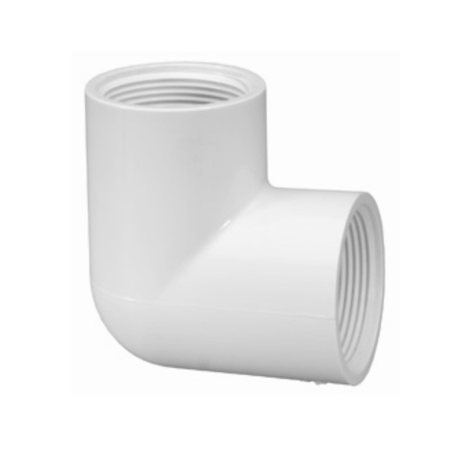 1-1/4 Inch 90 Degree Elbow PVC Pipe Fitting, Female x Female Connector for Plumbing, Irrigation, and DIY Projects - Perfect for Water Supply, Drainage, and Pool Systems