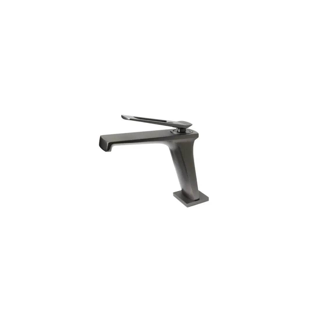 Premium Bathroom Sink Faucet B11171 - Modern Single Handle Waterfall Bathroom Faucet with High Arc Spout for Vanity, Powder Room & Guest Bathroom - Perfect for Home, Hotel & Office Renovation