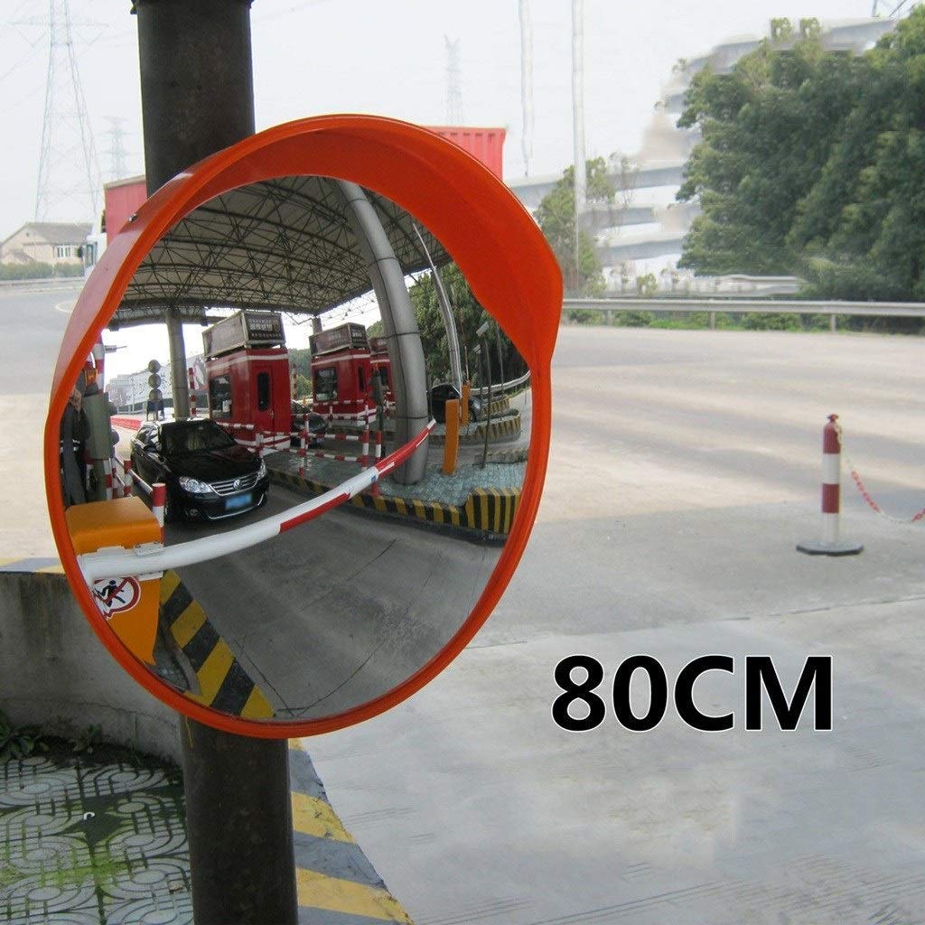 75CM Convex Security Mirror - Wide Angle Round Traffic Mirror for Hospitals, Malls & Theft Prevention - Durable Safety Mirror for Parking Lots, Warehouses & Blind Spots