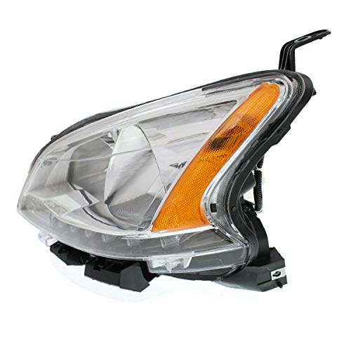 Nissan Sentra 2013-2015 LED Accent Light Halogen Headlight Assembly - Left Driver Side Replacement with Bulbs | Perfect for Night Driving & Car Upgrades