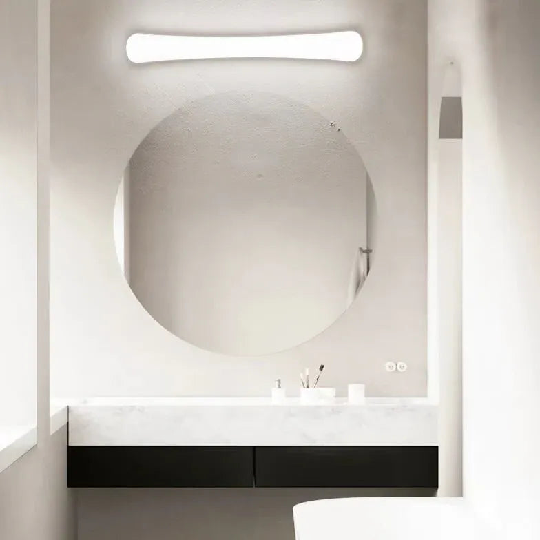 White LED Bathroom Mirror Lights with Slots - Perfect for Vanity, Makeup, and Shaving Lighting