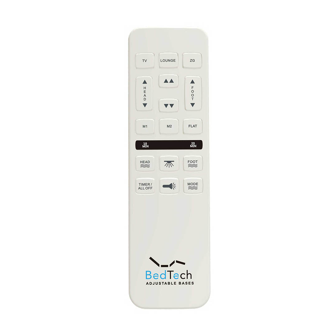 BT3000 Flex Adjustable Bed Base - Adjustable Bed Frame with Remote Control for Home & Office Use - Perfect for Reading, Watching TV, and Sleeping Comfortably