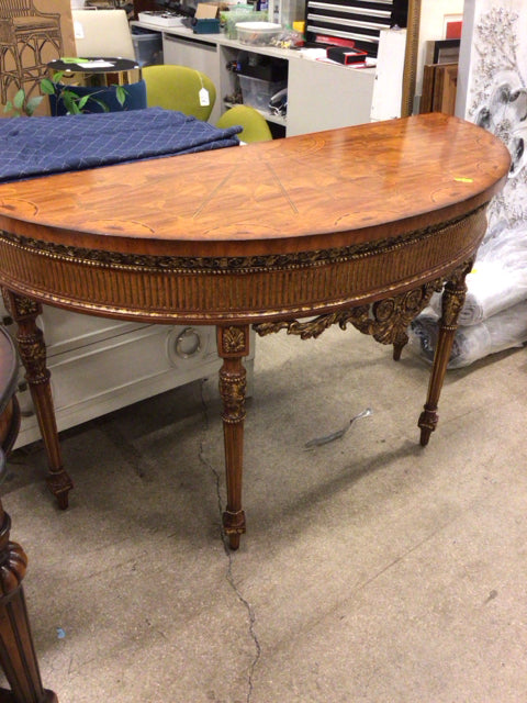 Maitland Smith Demi Console Table - Elegant Entryway Sofa Table for Hallway & Living Room Decor