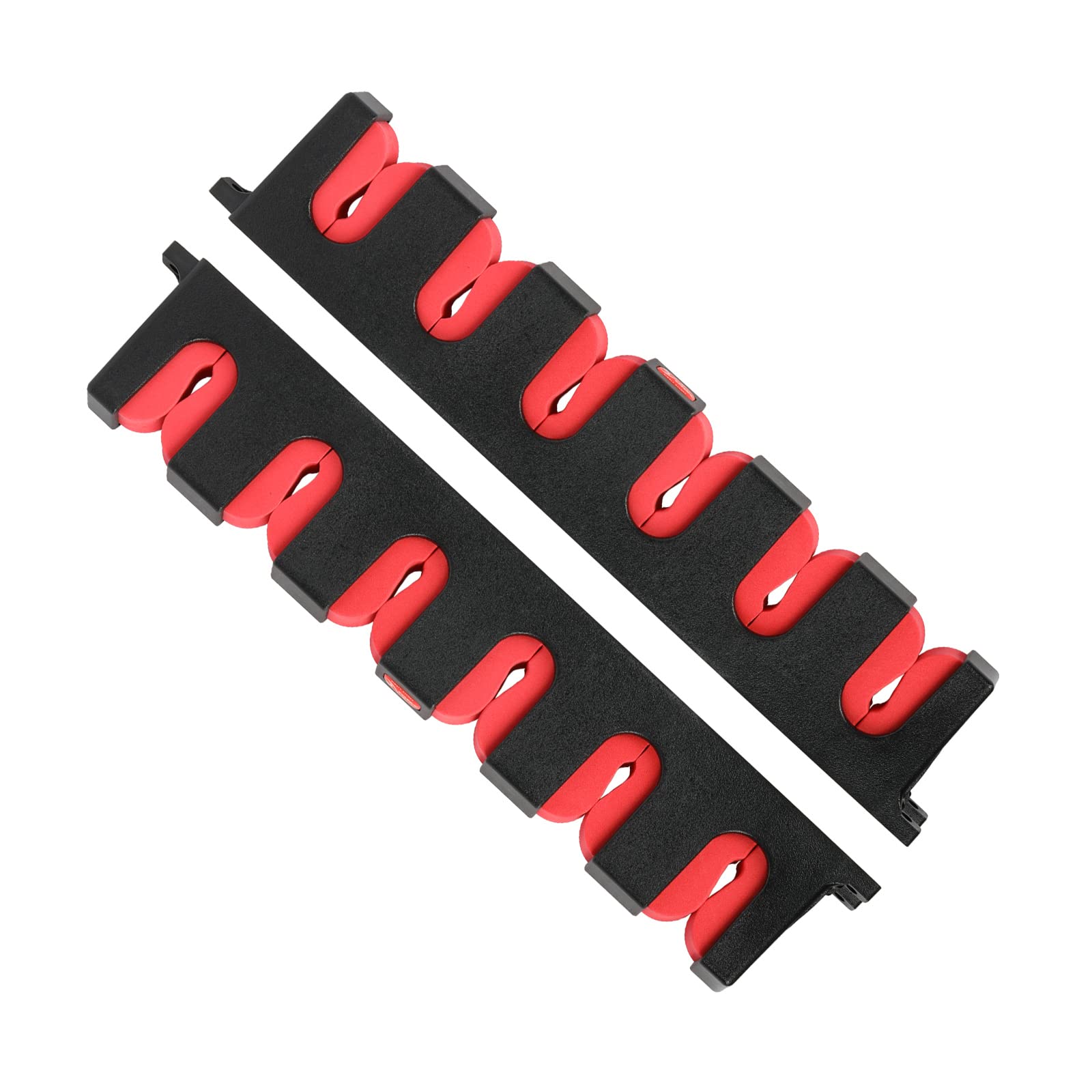 Simple Deluxe Horizontal Fishing Rod Holders Wall-Mounted – Heavy Duty Fishing Pole Rack for Garage, Boat & Home Storage – Holds Up to 6 Rods (13.6