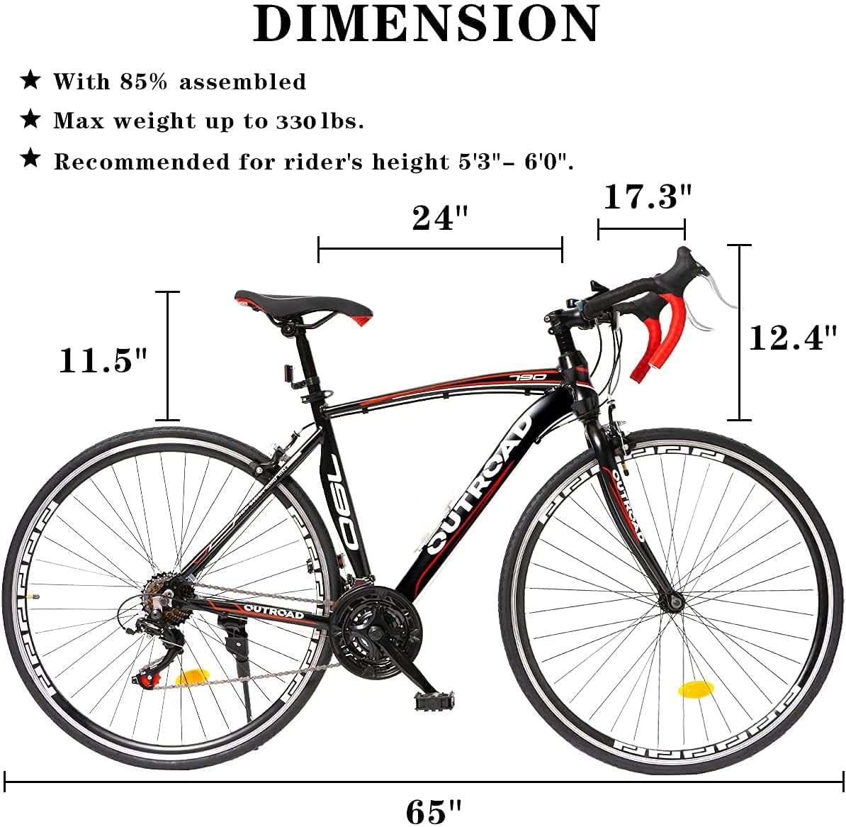 700C 14/21-Speed Road Bike with Dual Disc Brakes & Alloy Fork - Lightweight Aluminum Frame, Shock Absorption for Commuting & Racing - Perfect for Men & Women Urban Riders & Fitness Enthusiasts