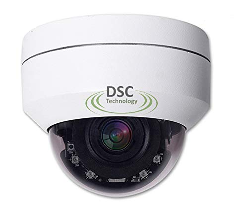 5MP HD PTZ PoE IP Security Camera Outdoor Dome - 350° Pan, 90° Tilt, 4X Optical Zoom, Autofocus, 2.8-12mm Motorized Lens, IP66 Waterproof, 5 Megapixels Super HD Ethernet Camera for Home, Office & Business Surveillance
