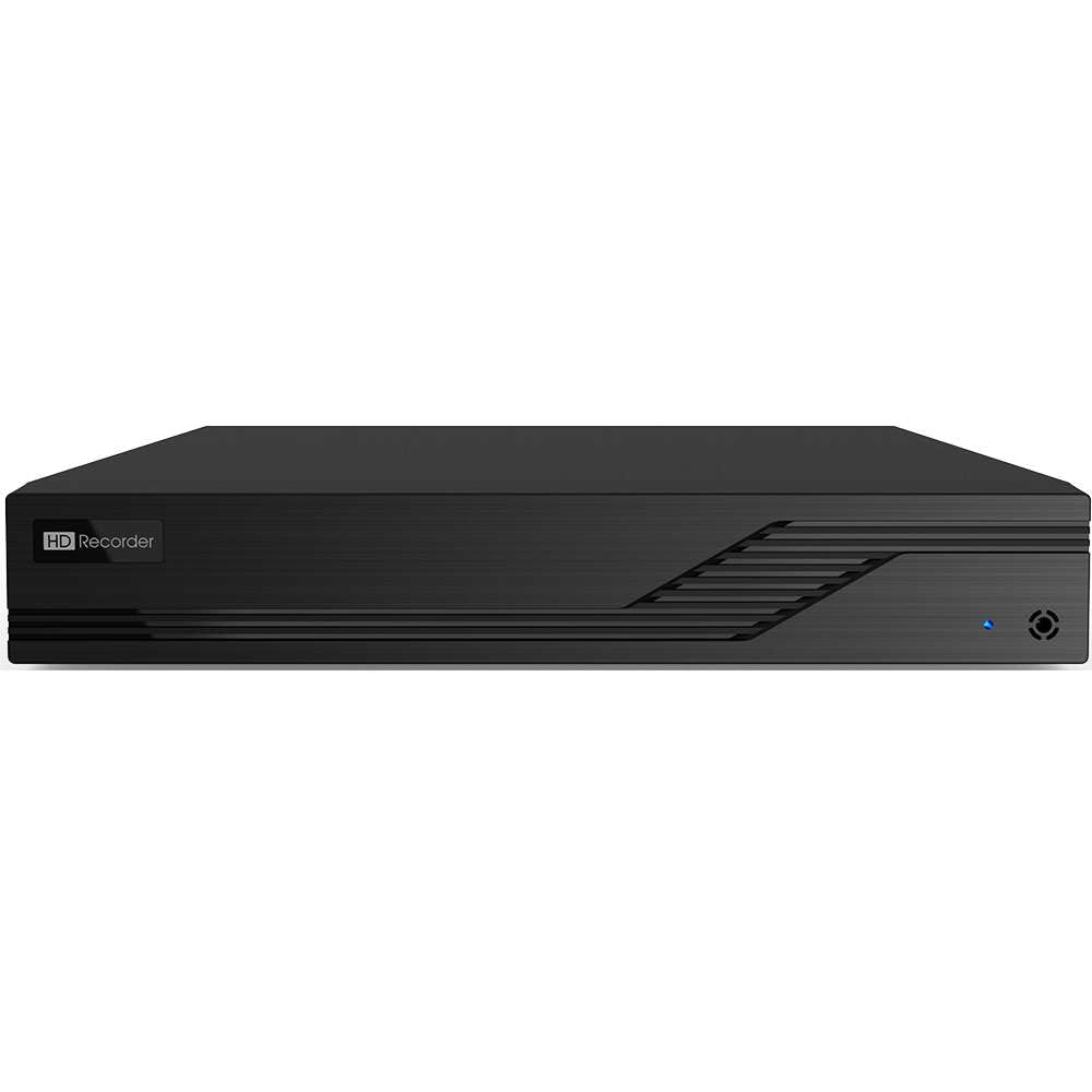 ENS Security Titanium ED8004H5-BN2 4CH 1080P DVR with 6CH Capacity - Supports 4CH BNC & 2CH IP Cameras, 5MP Input, HDMI/VGA/CVBS Output - Home & Business Surveillance System for Retail Stores, Offices & Warehouse Security