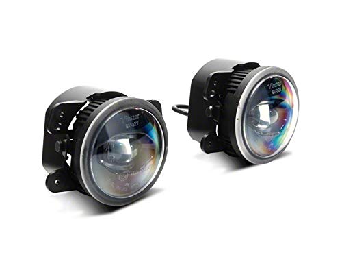 Raxiom Axial Series LED Fog Lights for 2011-2014 Dodge Charger - Bright Waterproof LED Driving Lights for Night & Off-Road Use