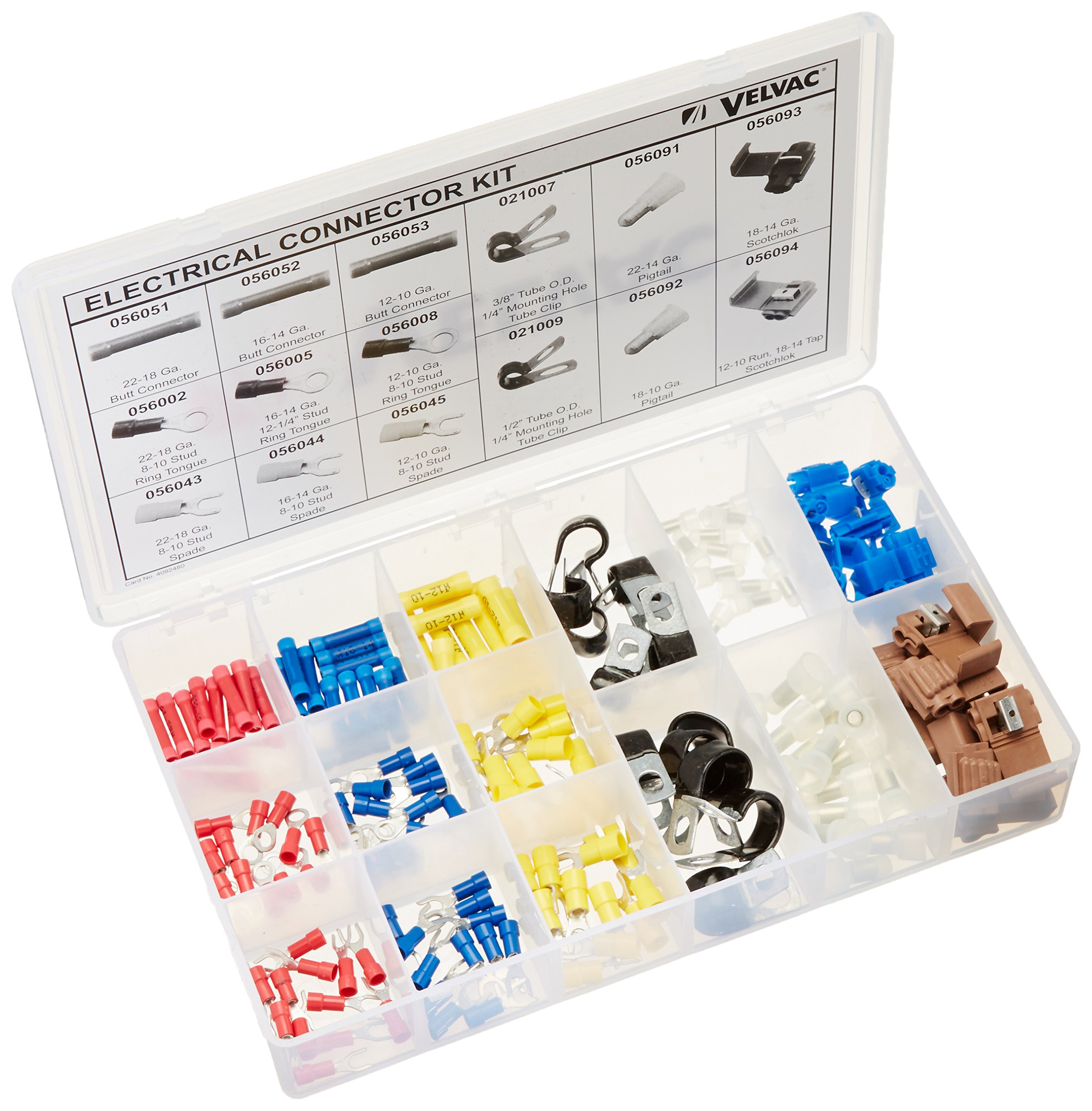 Velvac 056109 Electrical Connector Kit - Replacement Wiring Harness for RVs & Trailers - Durable Automotive Electrical Repair Solution for DIY & Professional Mechanics