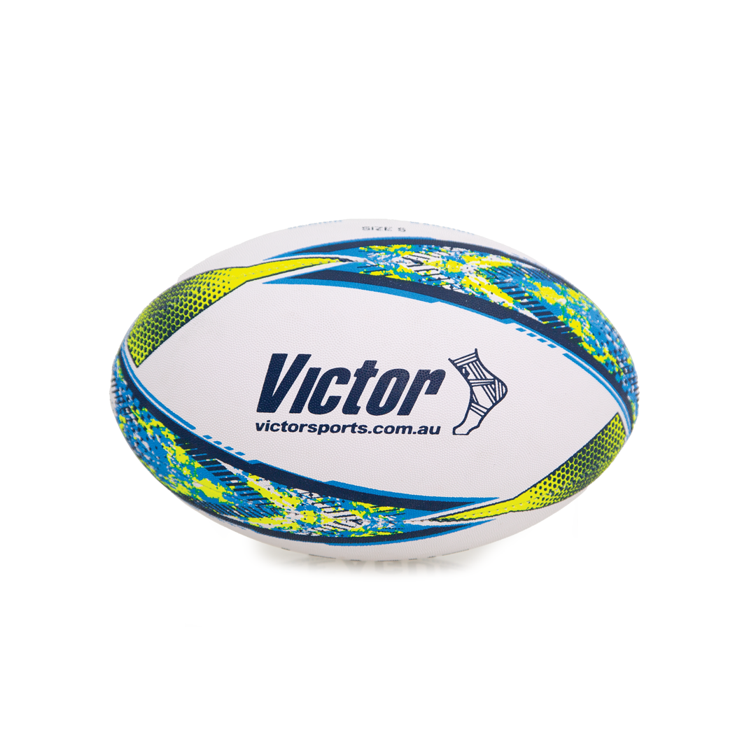 Victor Rugby League Ball Warrior - Official Size & Weight for Training & Matches - Perfect for Rugby Practice, Games, and Sports Enthusiasts