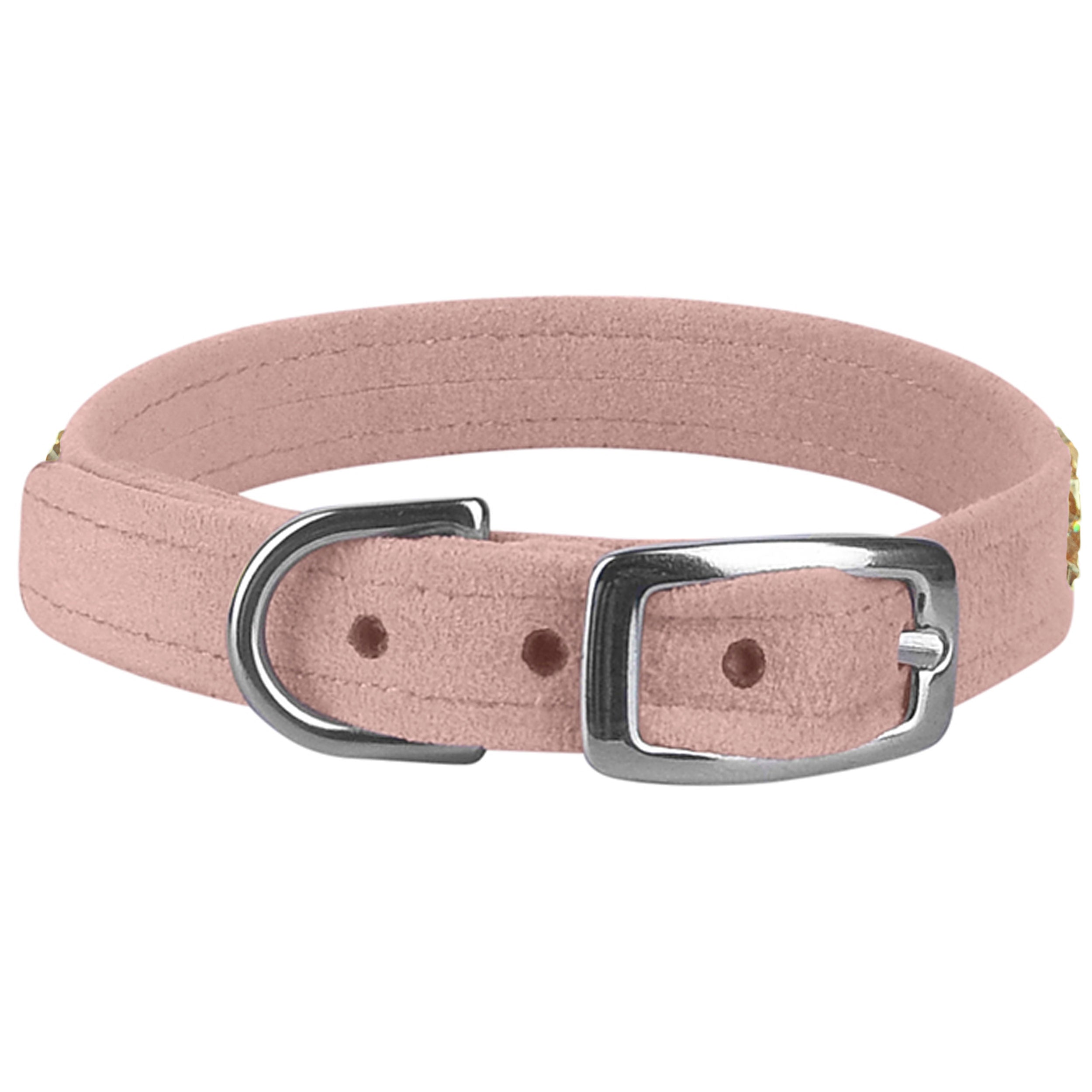Premium Gold Plated Stainless Steel Dog Collar - Adjustable & Durable Pet Accessory for Small to Medium Dogs - Perfect for Daily Walks, Training & Fashion