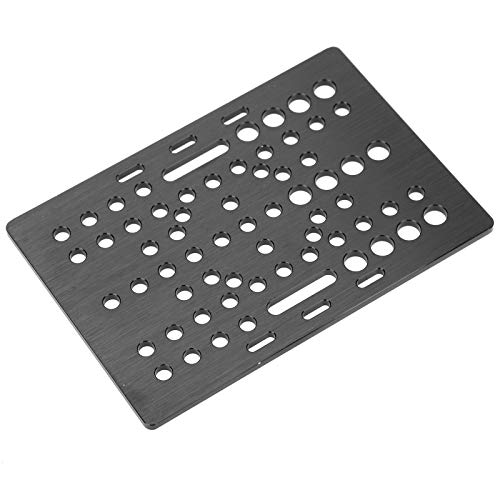 High-Quality Aluminum Build Plate - Corrosion Resistant & Stable 3D Printer Bearing Pulley - Wear Resistant Black Industrial Grade for 3D Printing - Perfect for DIY Projects, Prototyping & Professional 3D Printing Applications