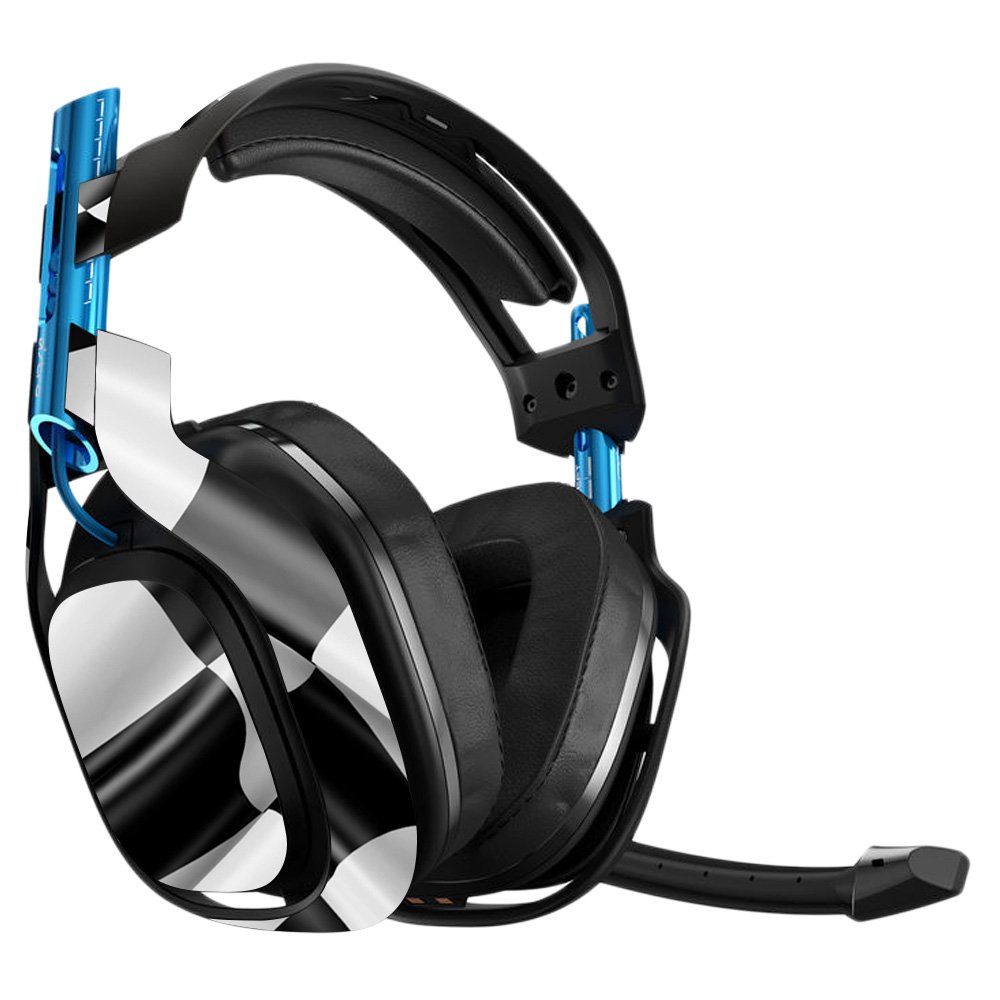 MightySkins Vinyl Decal Wrap Cover for Astro A50 3rd Gen Gaming Headset - Race Flag Design, Durable Protective Skin, Easy to Apply & Remove, Made in USA - Perfect for Gamers & Streamers to Customize Headset Style