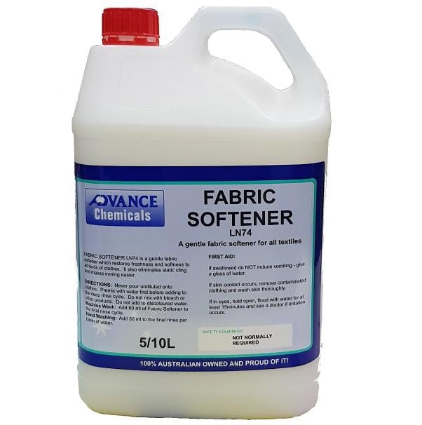 Advance Chemicals Premium Fabric Softener 5L (1.3 Gallon) - Gentle on Clothes, Long-Lasting Freshness - Ideal for Laundry, Hotels & Commercial Use