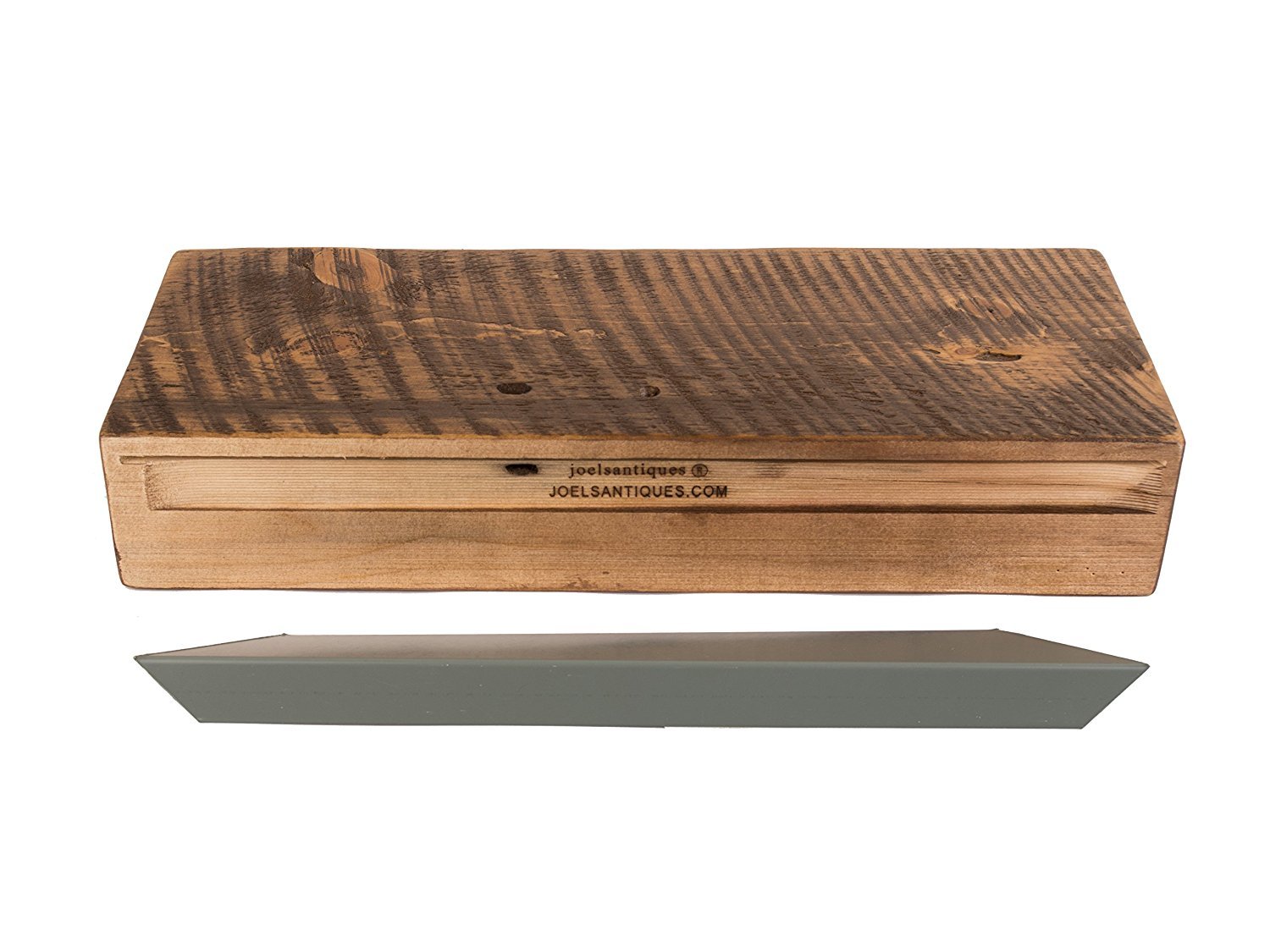Joel's Antiques 24 Inch Floating Shelves for Wall - Natural Wood Wall Shelves with Easy Installation, Heavy Duty Rustic Bookshelves (Medium Brown 24x7x3 Inches) - Perfect for Bathroom Storage, Kitchen Decor & Living Room Organization