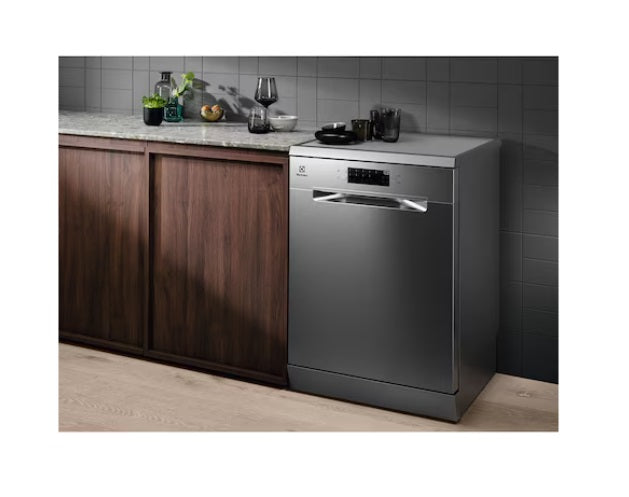 Electrolux ESA47200SX 60cm UltimateCare 300 Freestanding Dishwasher - 13 Place Settings, Energy Efficient, Quiet Operation - Perfect for Large Families & Dinner Parties