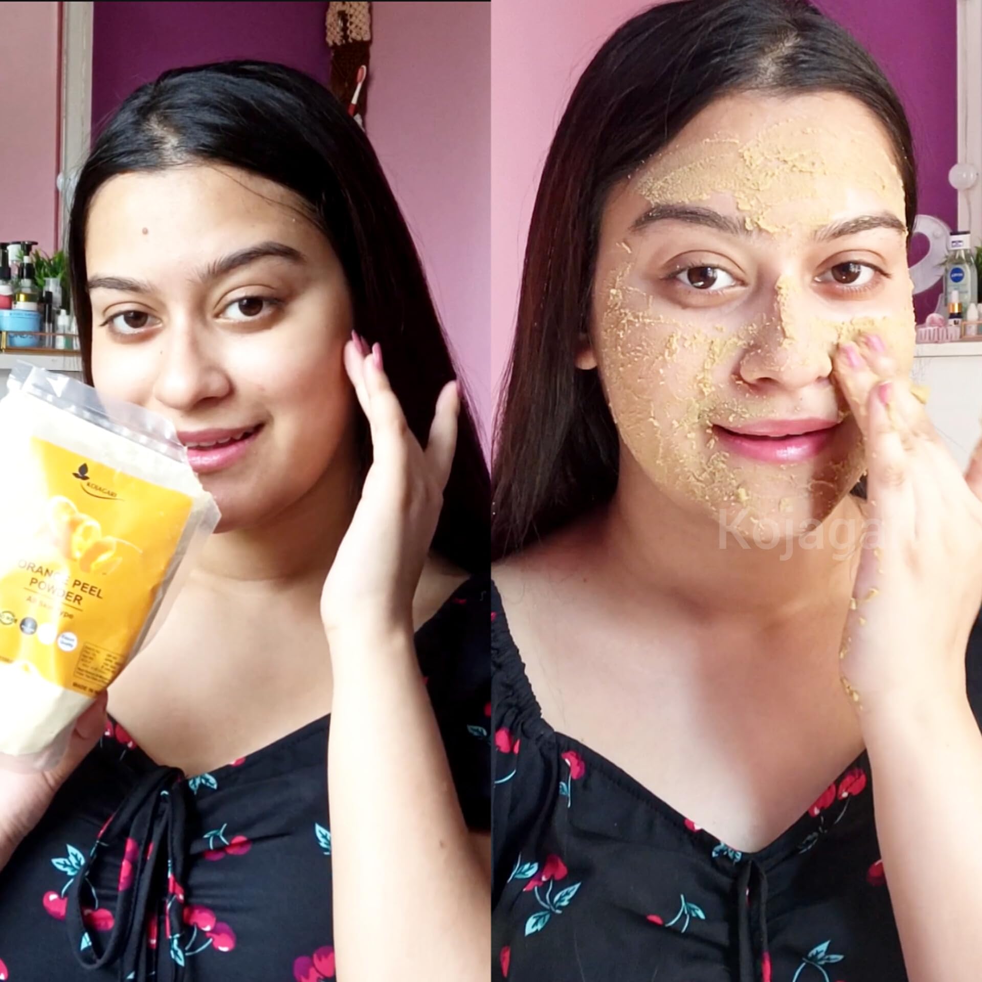 Kojagari Orange Peel Powder 100g - Pure Natural & Organic Skin Lightening Face Mask with Vitamin C for Detanning & Glow | Cruelty-Free, Vegan | Brightening Treatment for Dull Skin, Dark Spots & Uneven Tone | Perfect for DIY Face Packs, Scrubs & Skincare Routines