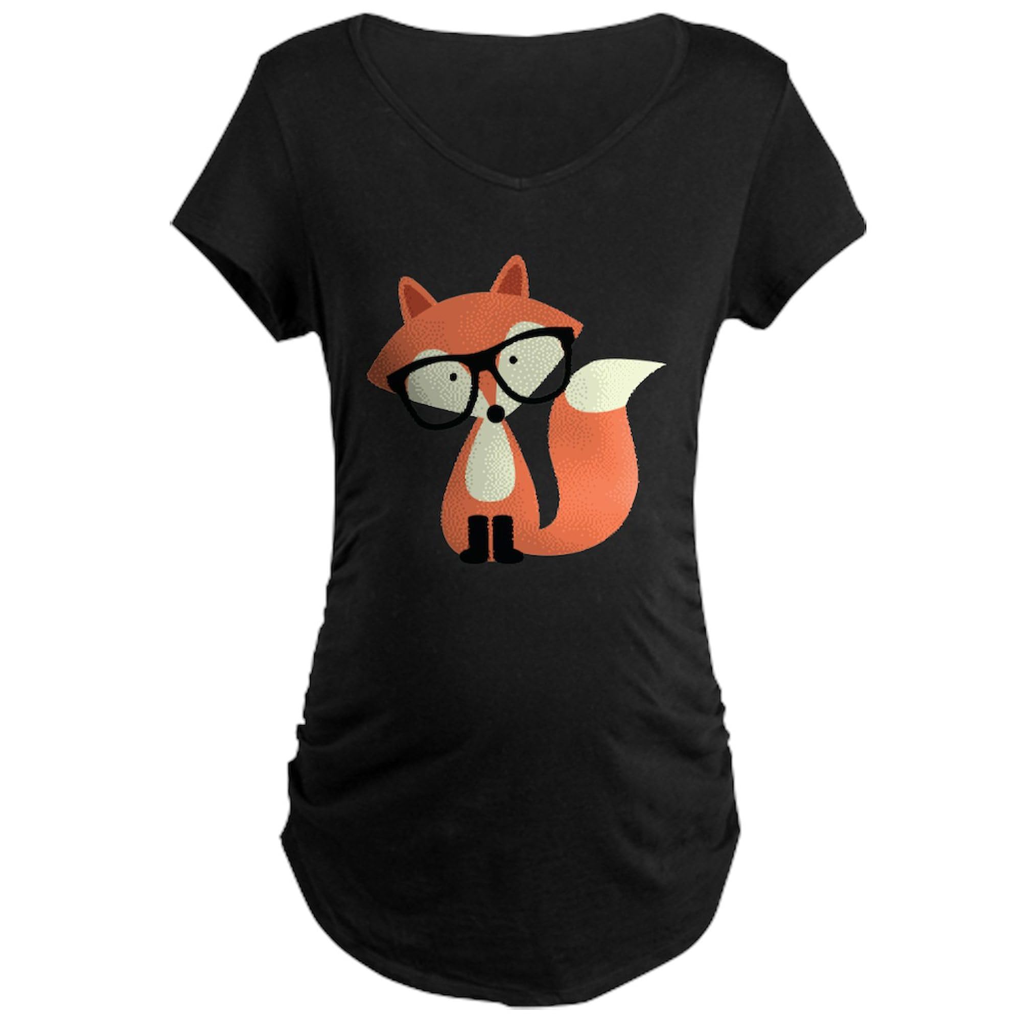 Pregnancy Maternity Dark T-Shirt for Women - Stretchy Ruched Side Design - Comfortable Maternity Tee for Everyday Wear & Baby Shower