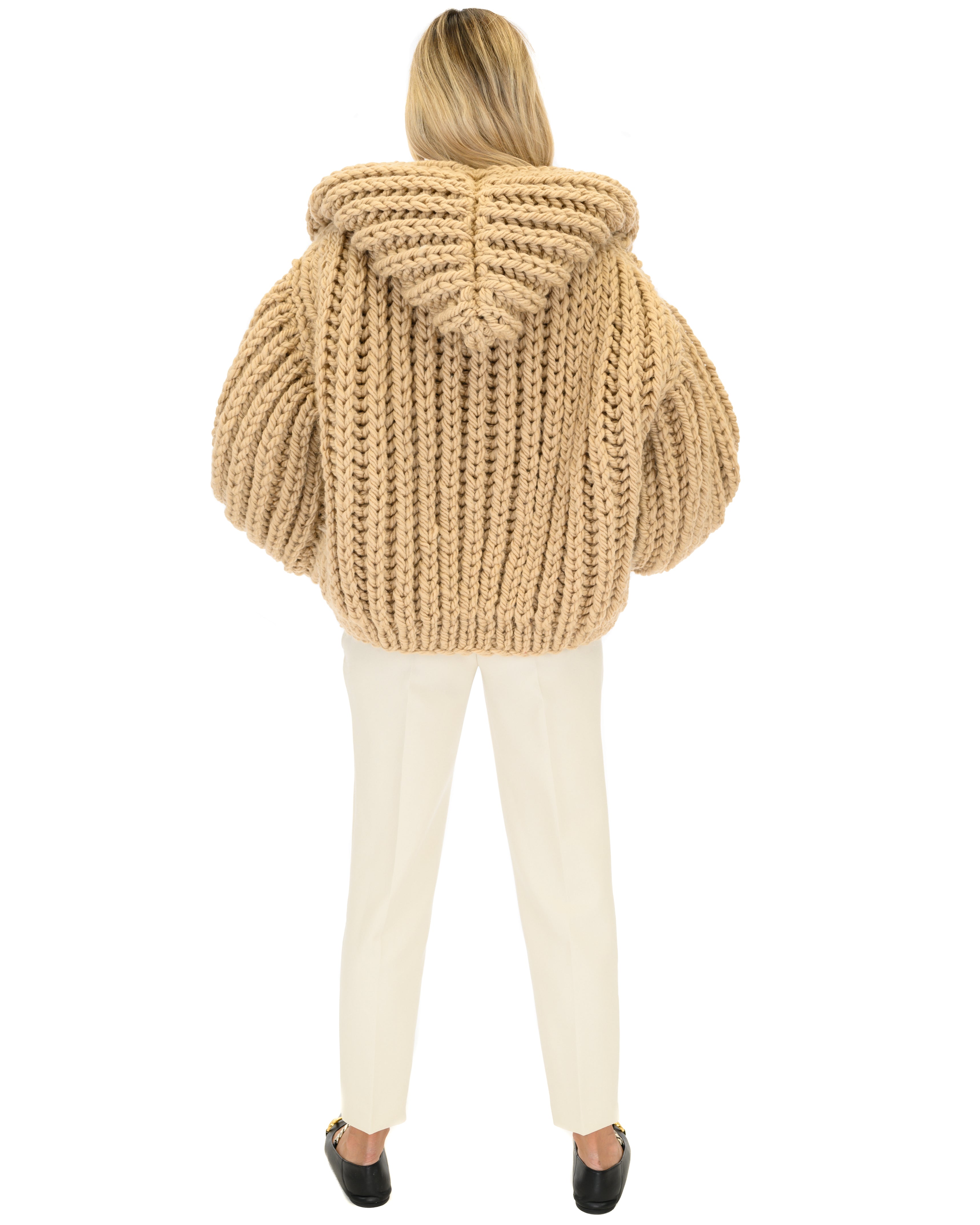 Stylish Hooded Chunky Cardigan for Women - Cozy Oversized Knit Sweater | Perfect for Fall, Winter & Casual Outfits