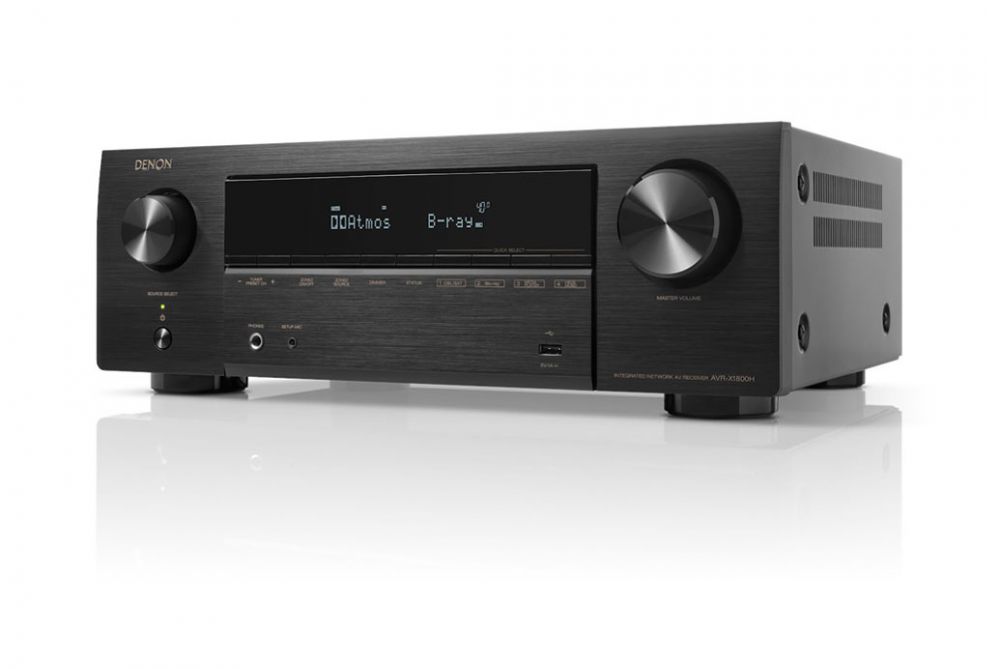 Denon AVR-X1800H 8K AV Receiver with Monitor Audio Bronze 500 5.1 Home Theater Speaker System - Premium 7.2 Channel Dolby Atmos Surround Sound Bundle for Movies, Gaming & Music
