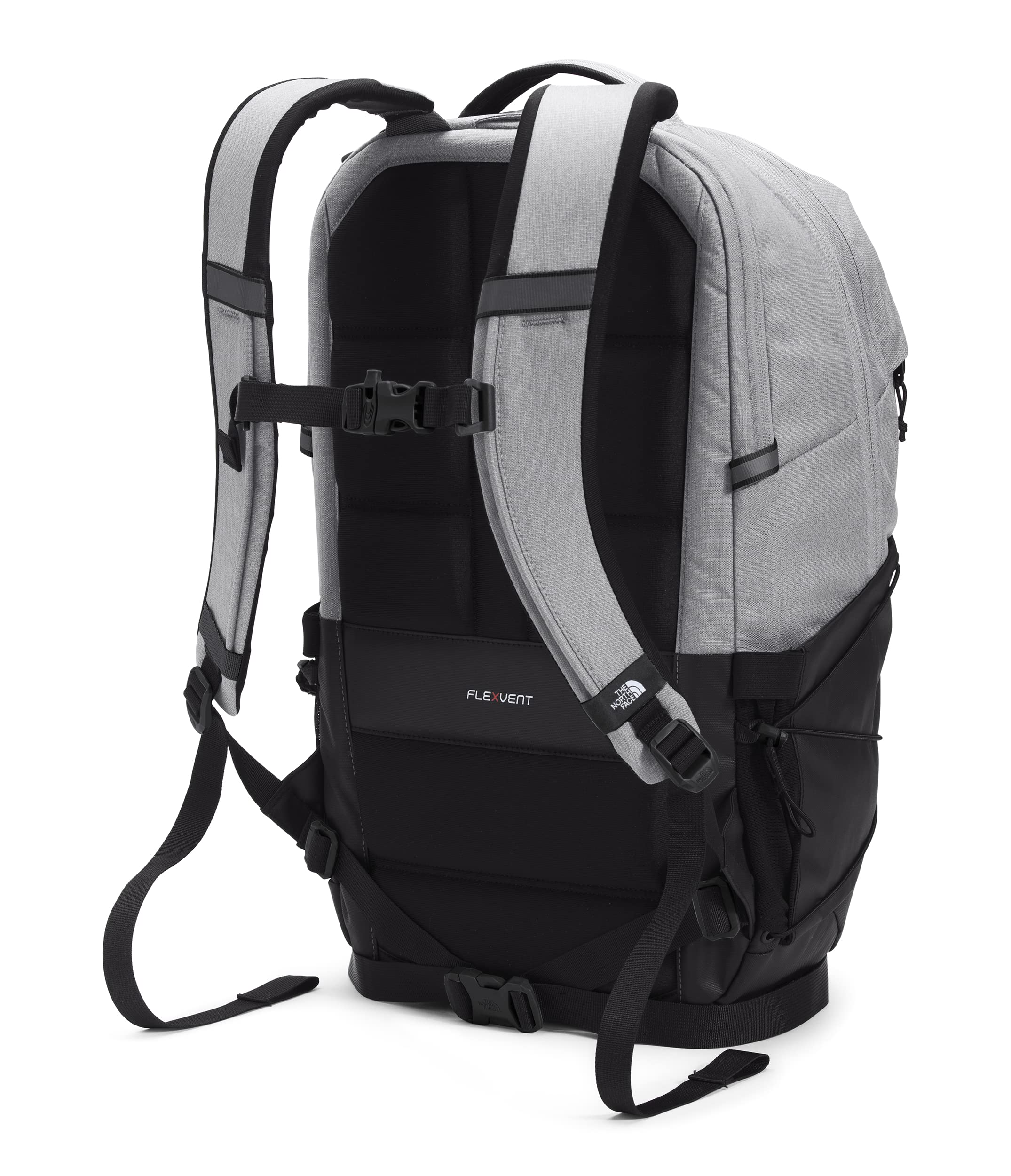THE NORTH FACE Borealis Commuter Laptop Backpack - Water-Resistant Travel & Work Bag for Men & Women, Meld Grey Dark Heather/TNF Black, One Size - Perfect for Office, College & Outdoor Adventures