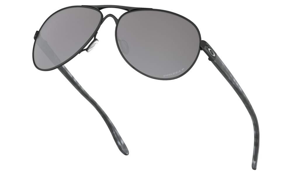Oakley Women's Oo4079 Feedback Aviator Sunglasses - Polarized UV Protection, Lightweight Metal Frame for Driving, Travel & Outdoor Activities