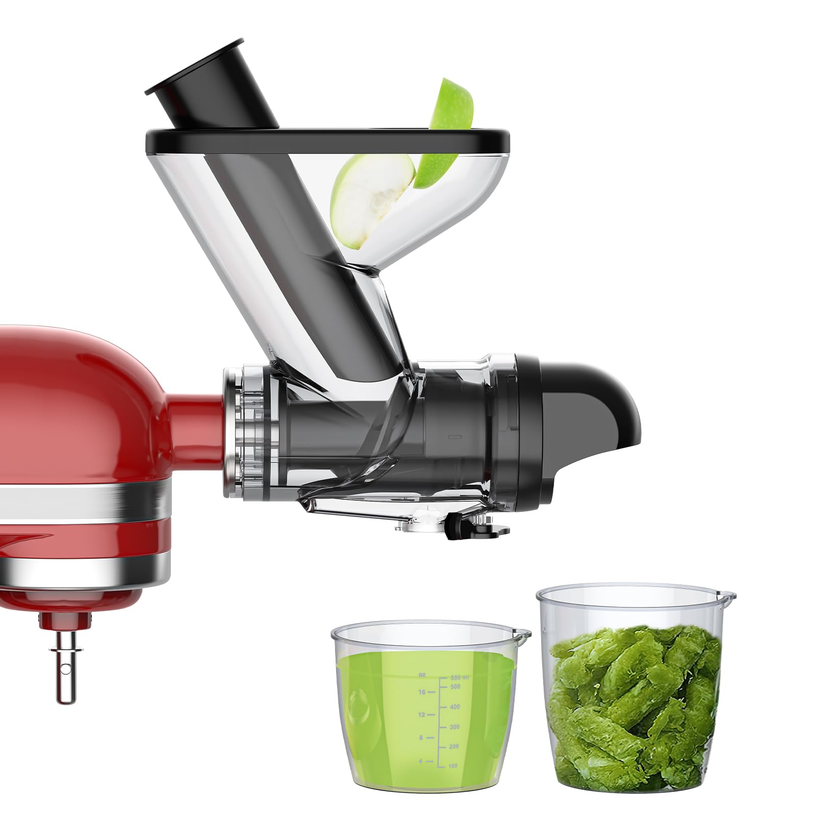 **KitchenAid Stand Mixer Masticating Juicer Attachment - Slow Cold Press Juicer with Dual Mouth Feed Chute for Fruits & Vegetables - Perfect for Healthy Juicing at Home**